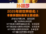 孙颖莎2025年度辉煌成就与展望
